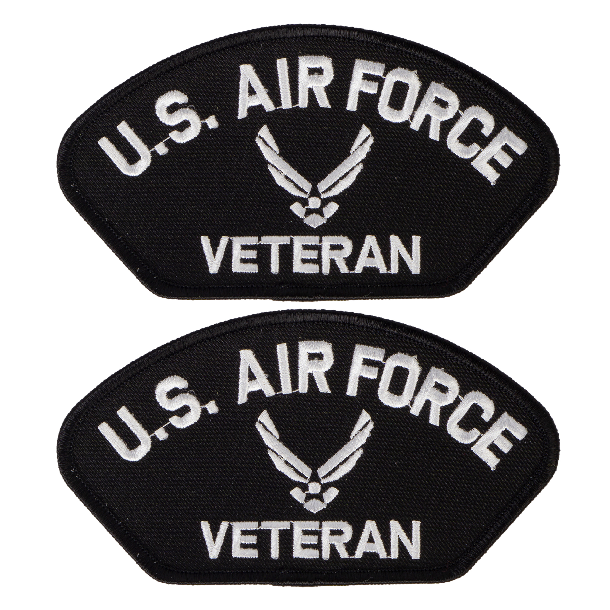 Parche de hierro veterano de la Fuerza Aérea de los Estados Unidos militar solo 2 piezas - Imagen 5 de 5