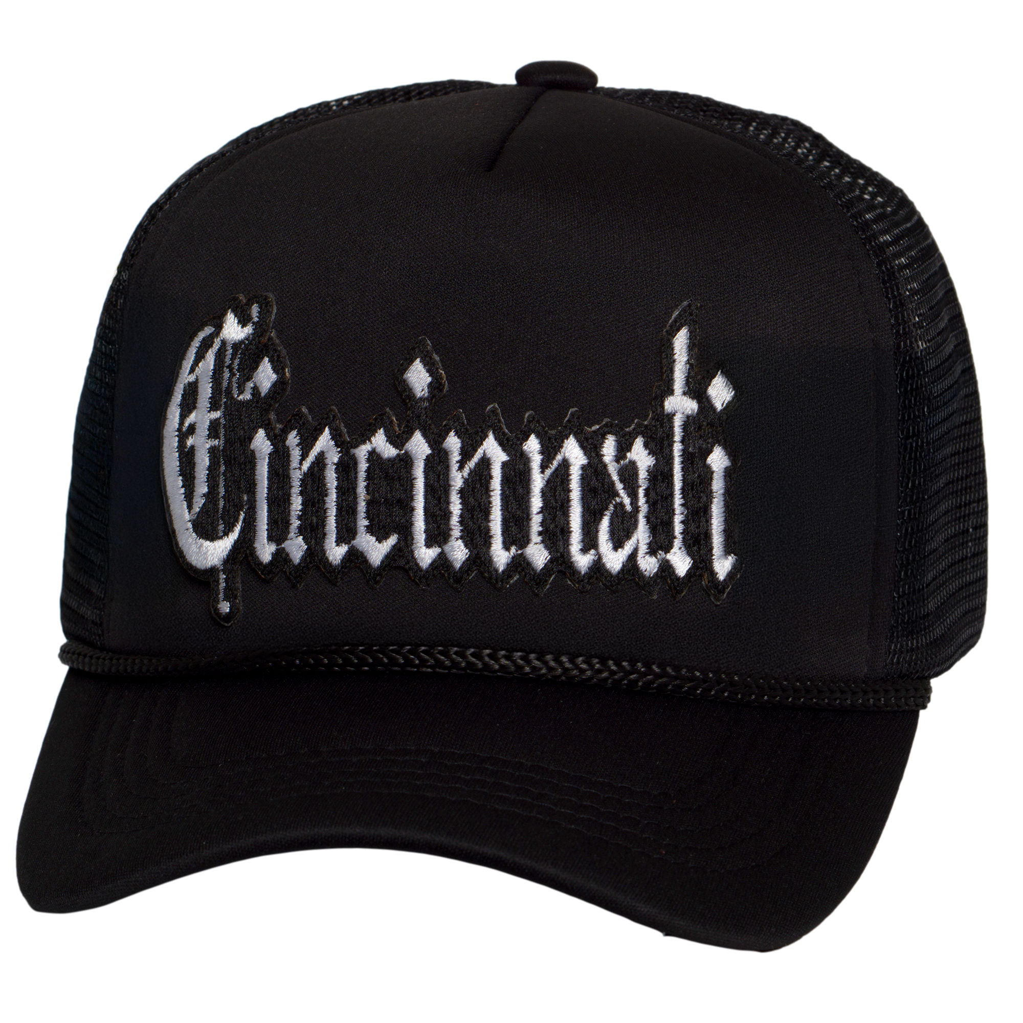 City Trucker Hat – Old English Snapback Vintage Streetwear Cap Hat for Men & - Picture 8 of 16