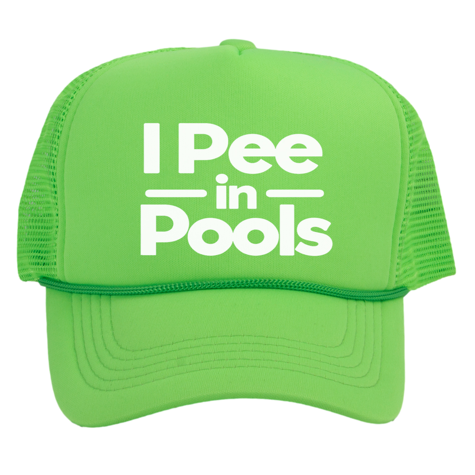 I Pee In The Pools Hat - Funny Trucker Hats For Men Women  display picture 3