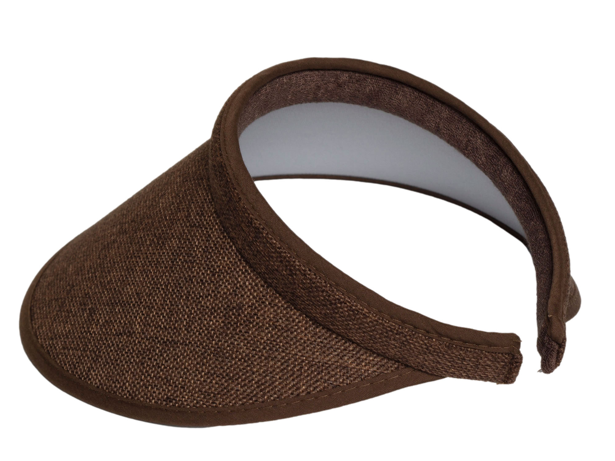 Top Headwear Women's Wide Brim Visor - Sports 5 Inch Wide Clip On Cap - Picture 15 of 32