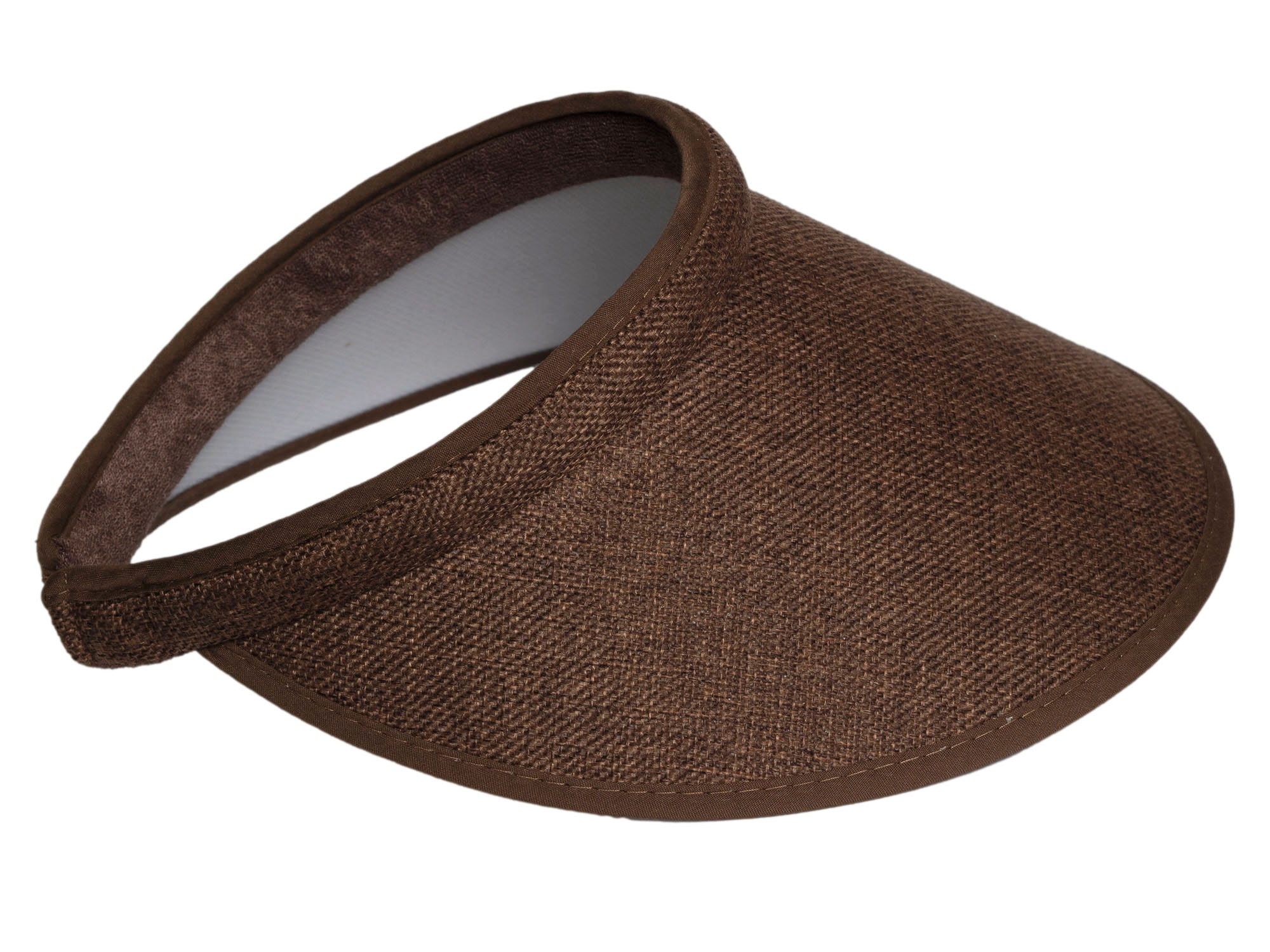 Top Headwear Women's Wide Brim Visor - Sports 5 Inch Wide Clip On Cap - Picture 16 of 32