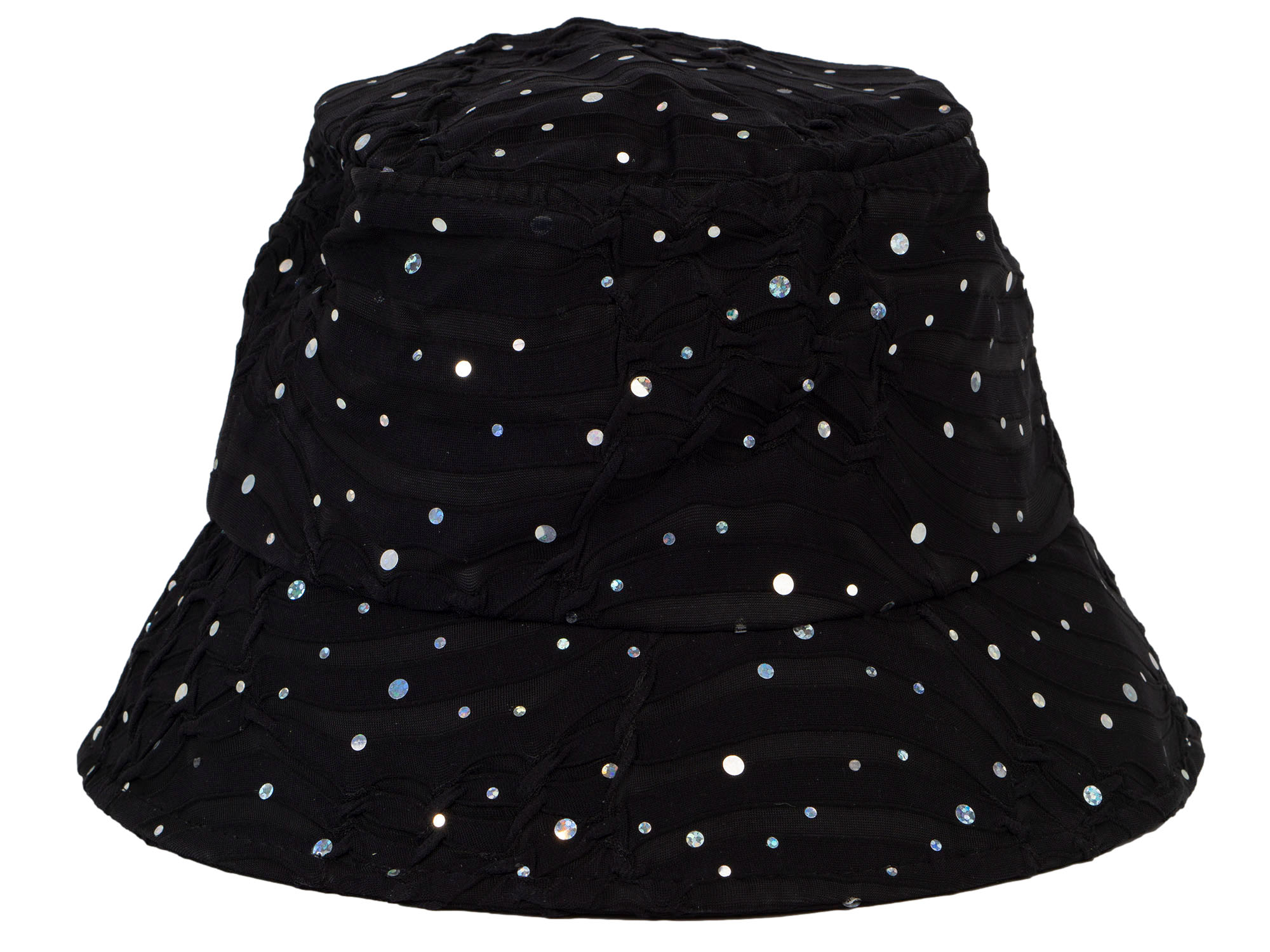 Top Headwear Womens Fashion Bling Glitter Bucket Hat