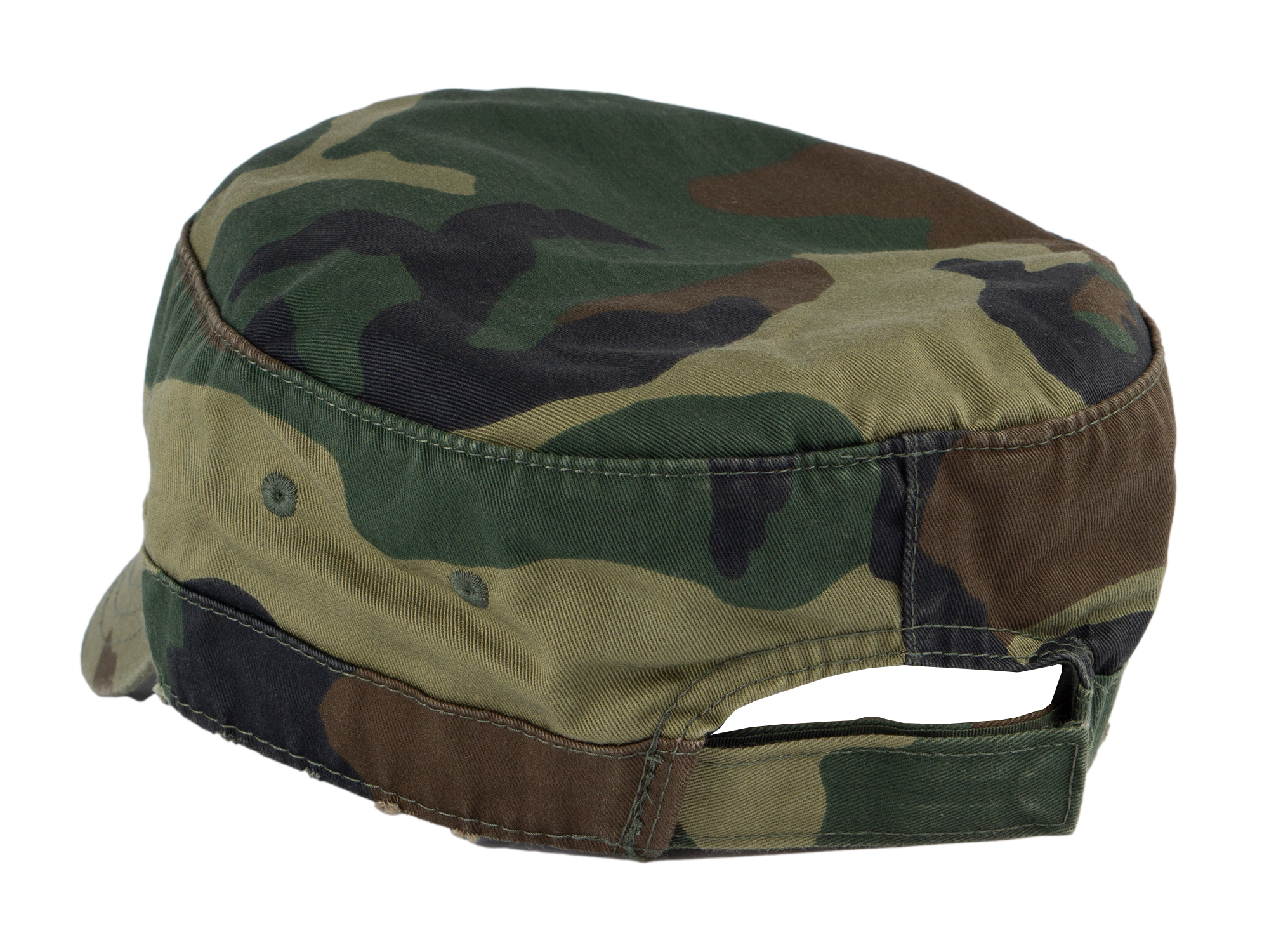 Gorra de estilo militar vintage lavada envejecida del ejército - Imagen 9 de 20
