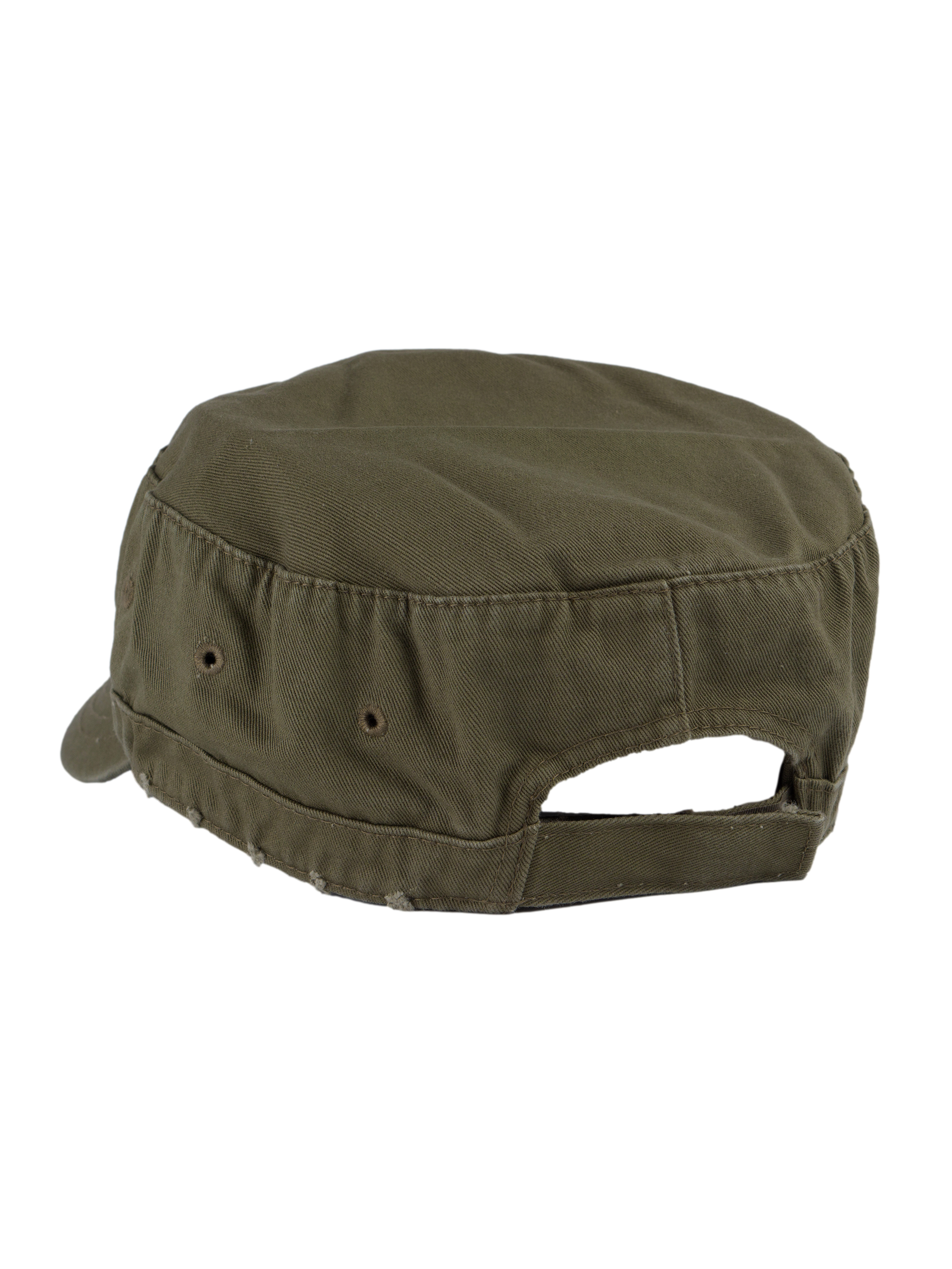 Gorra de estilo militar vintage lavada envejecida del ejército - Imagen 14 de 20