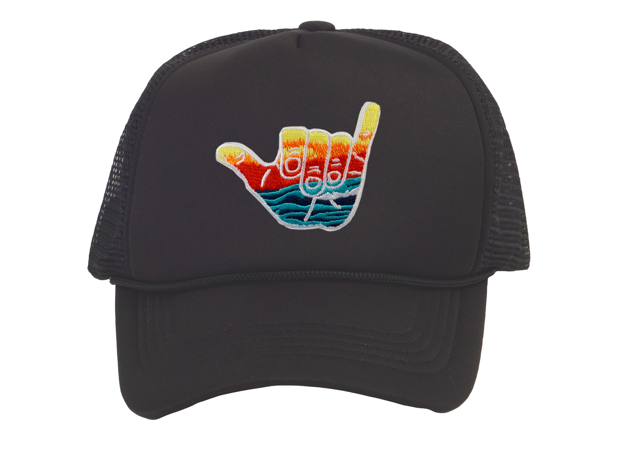 Gravity Trading Shaka Learn to Surf Patch Trucker Hat