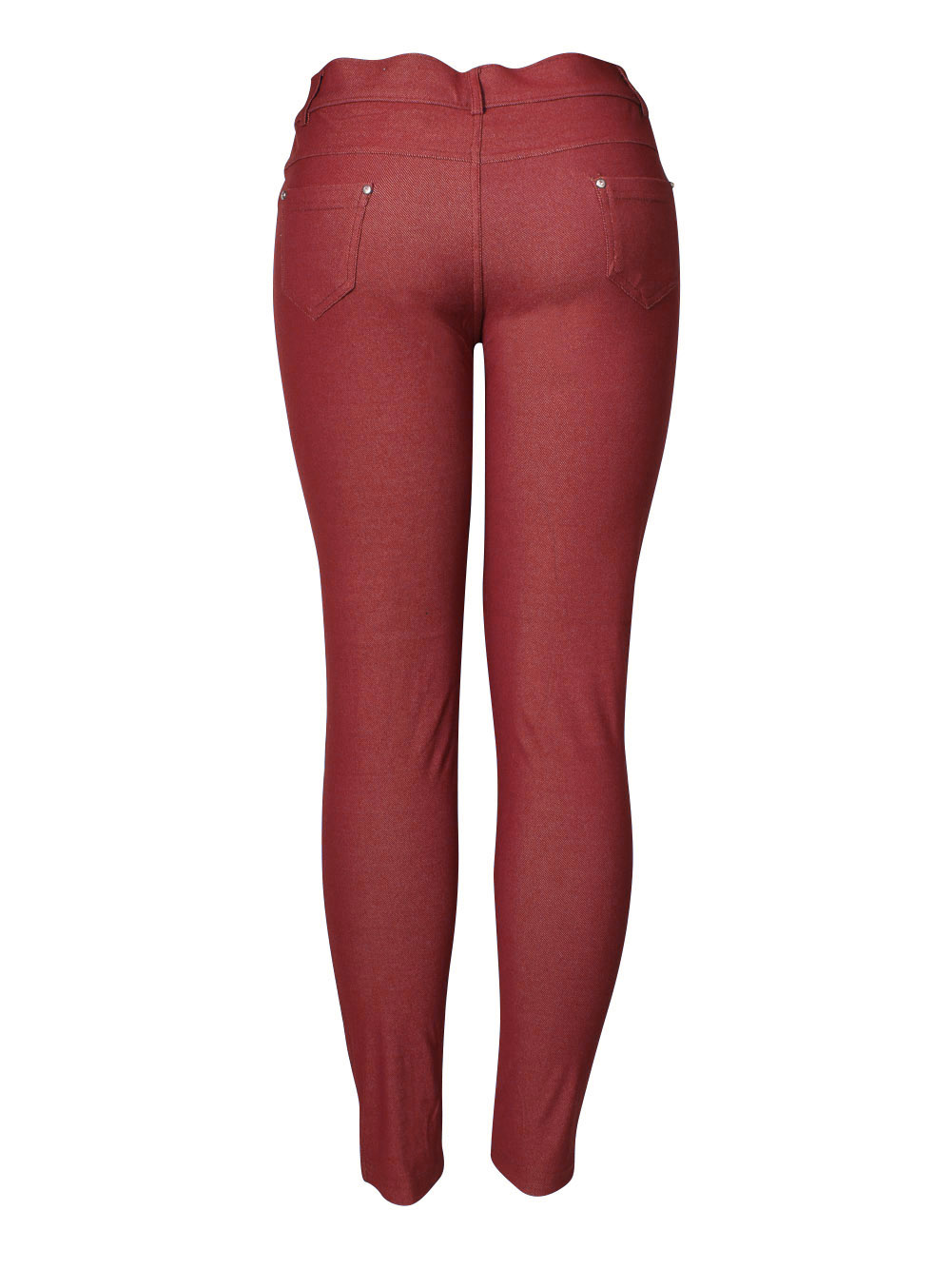 Pantalones cortos elásticos de cinco bolsillos básicos para mujer - Imagen 12 de 14