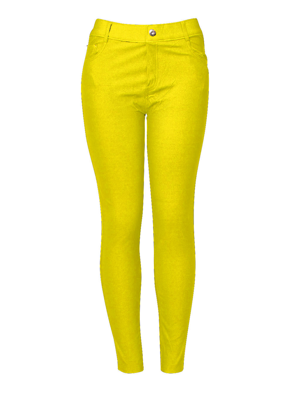 Pantalones cortos elásticos de cinco bolsillos básicos para mujer - Imagen 13 de 14